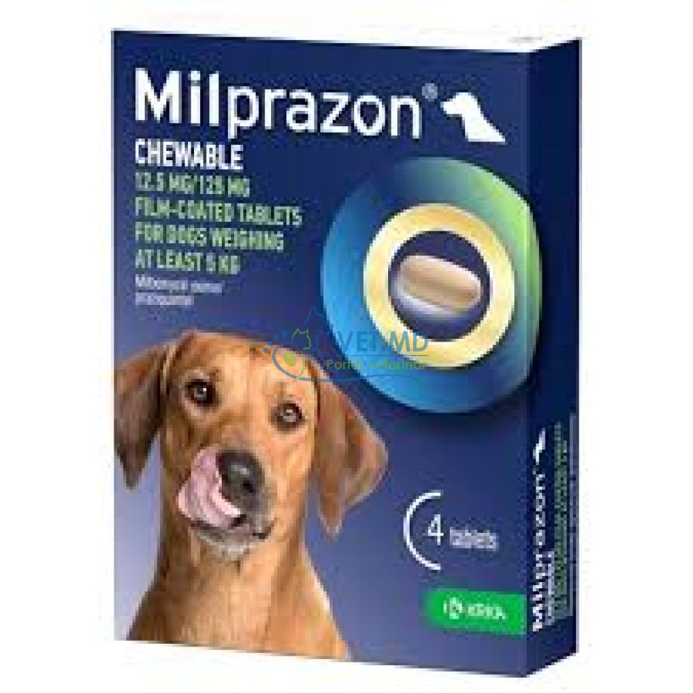 Milprazon chewable Dog 12.5 / 125 mg (> 5 kg)